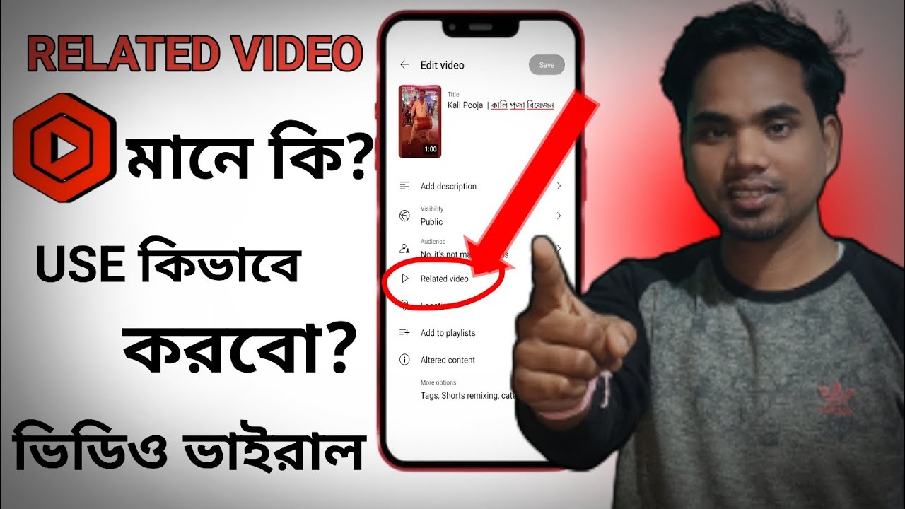Related Video Option In Shorts | Related Video | Related Video mane ki | #sushantroy 