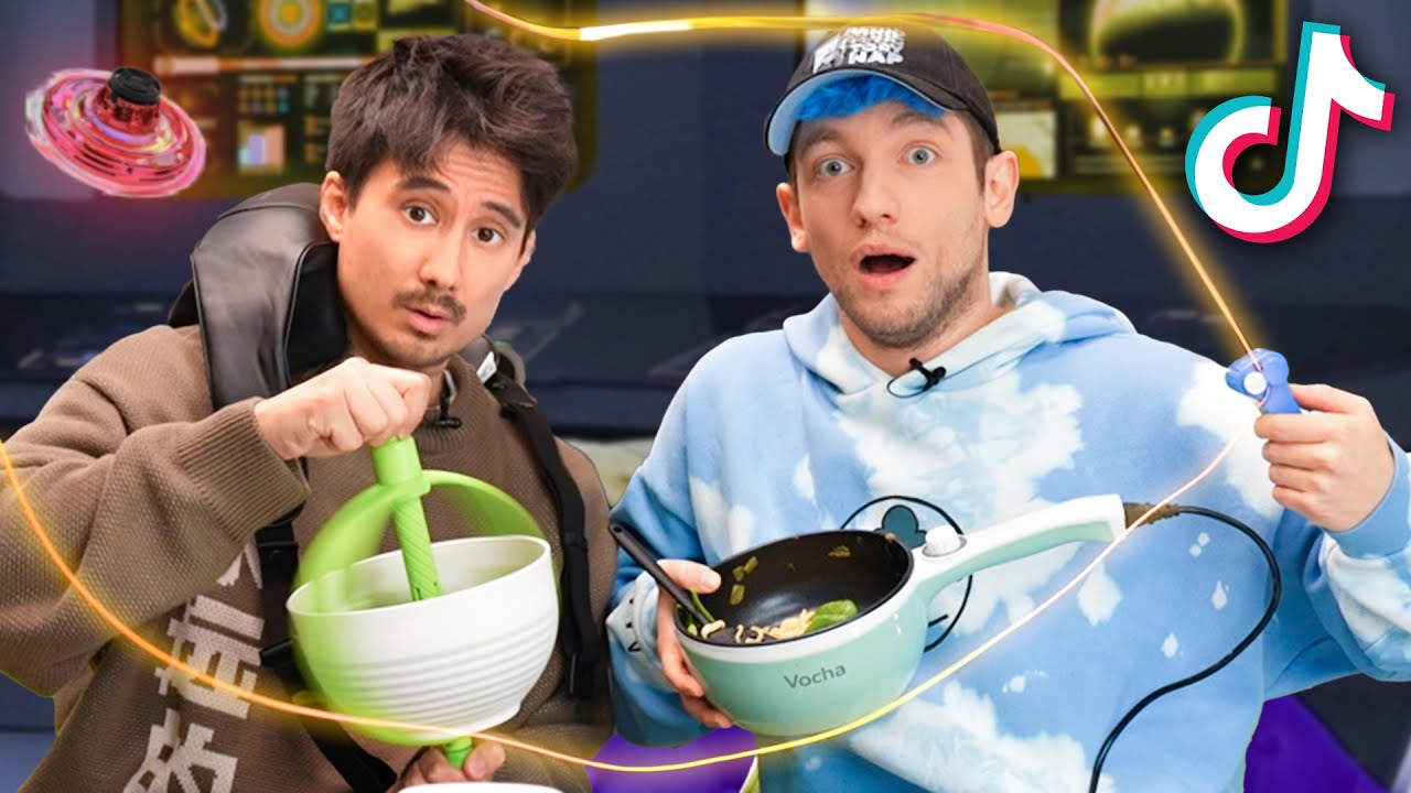 VIRALE TikTok Gadgets TESTEN mit REZO und JU... (sehr dumm)