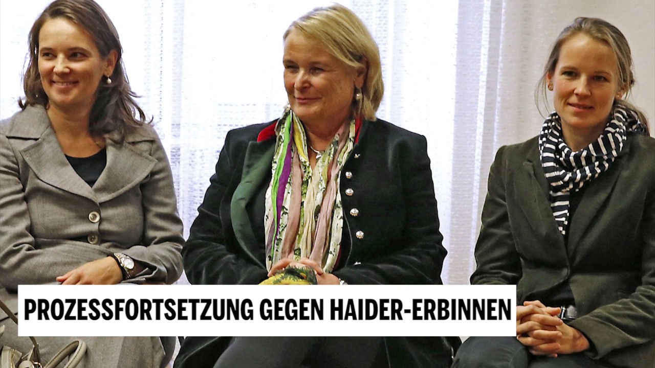 Prozess gegen Haider-Erbinnen fortgesetzt