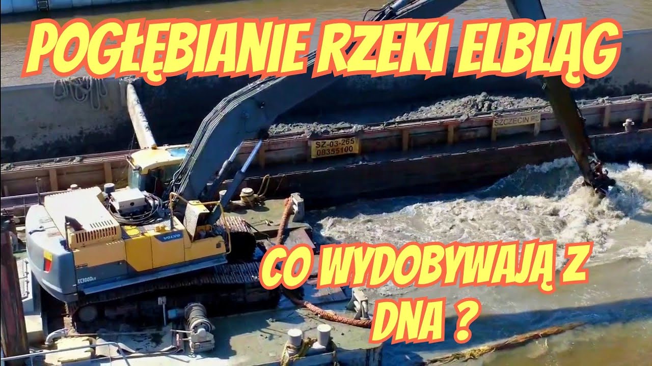 POGŁĘBIANIE RZEKI ELBLĄG  - CODZIENNY RAPORT