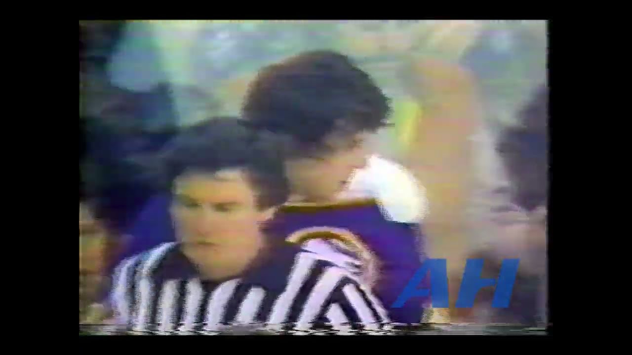 NHL Feb. 4, 1982 Boston Bruins v Buffalo Sabres (melee) x2 Clips Brad Park v Larry Playfair