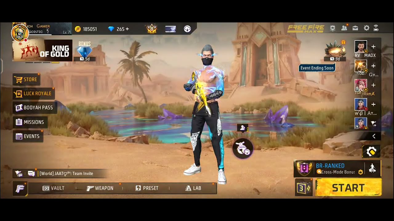 FREE FIRE LIVE GIVEAWAY BACK TO BACK CUSTOM ROOM GIVEAWAY || TOUCH GAMER || FF LIVE