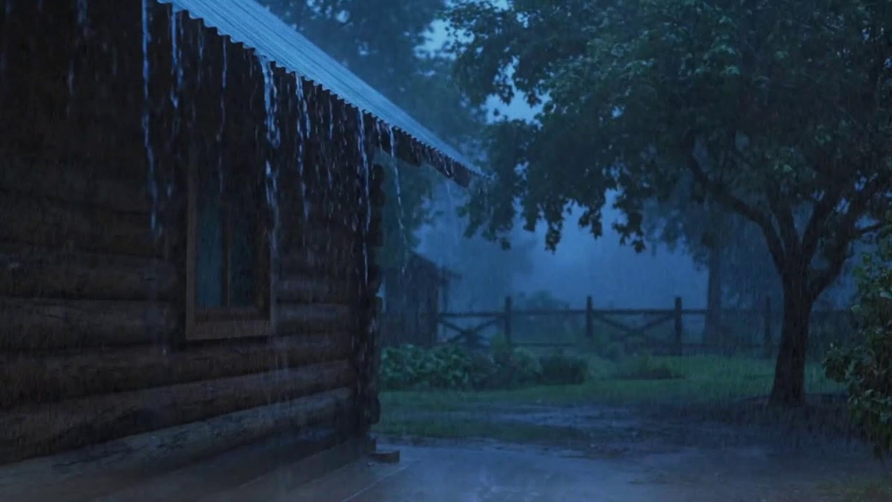 Natural Rain Sounds for Insomnia 🌙 | White Noise Rain (LIVE)