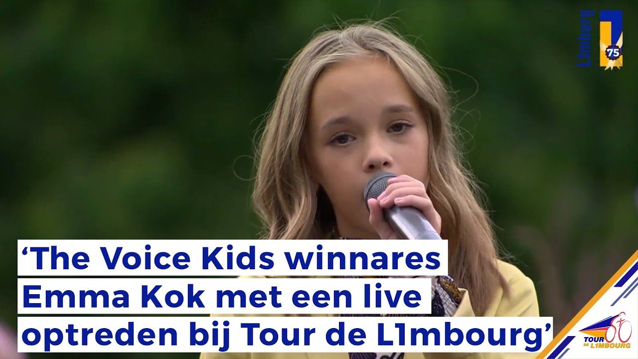 Live optreden van The Voice Kids winnares Emma Kok | Tour de L1mbourg