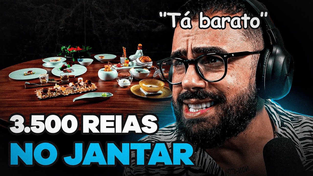 VOCÊ PAGARIA R$3.500 EM UM JANTAR? | CORTES do CASTRINHO