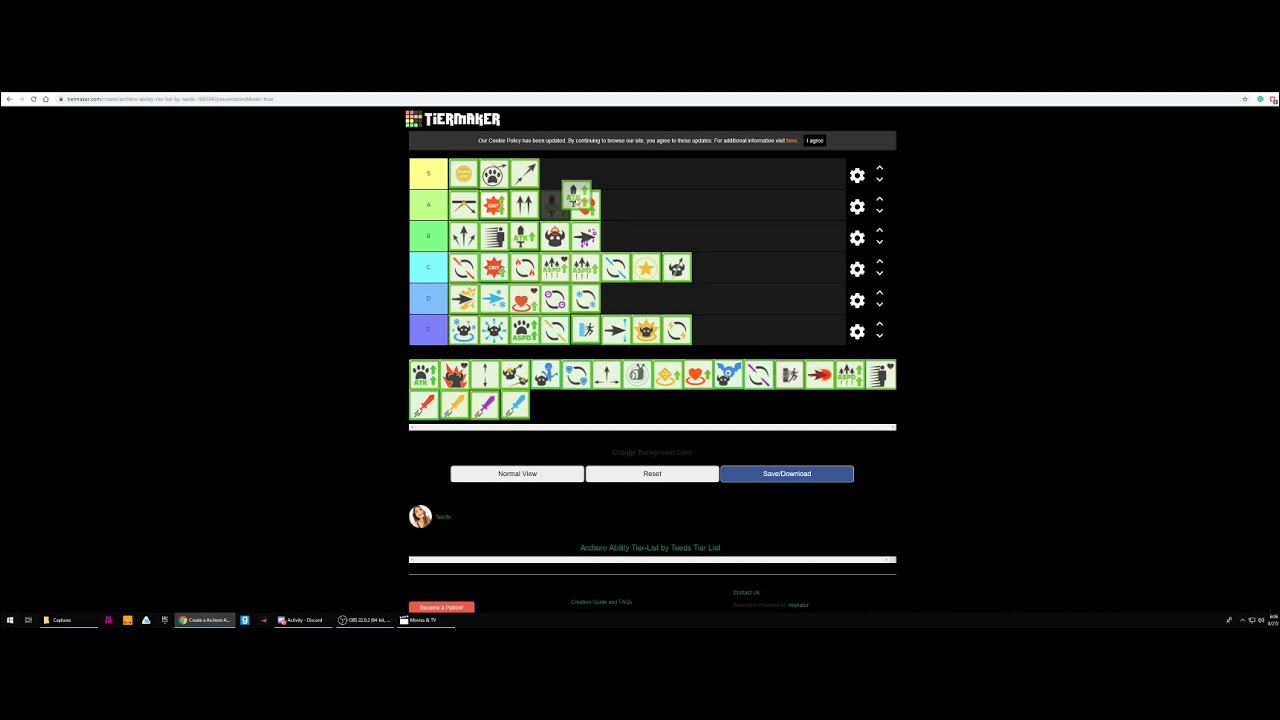 Archero Tier List my boys