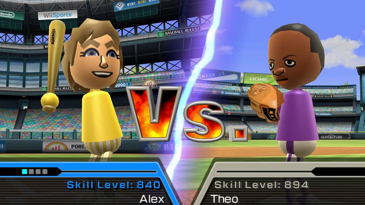 Wii Sports Baseball – 4K Ultra HD Gameplay | Nintendo Wii Classic Sports Game