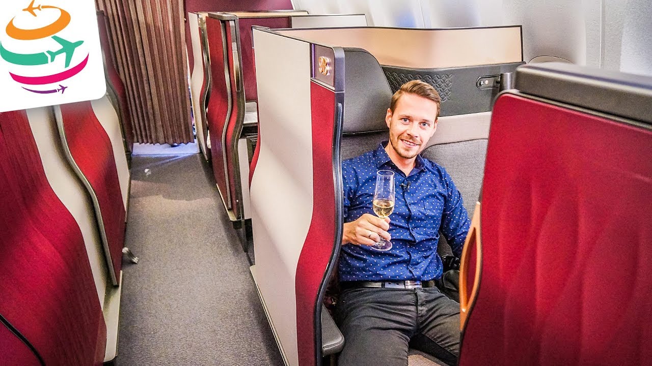 Qatar Airways Q Suite Business Class 777 Review (DE) | YourTravel.TV