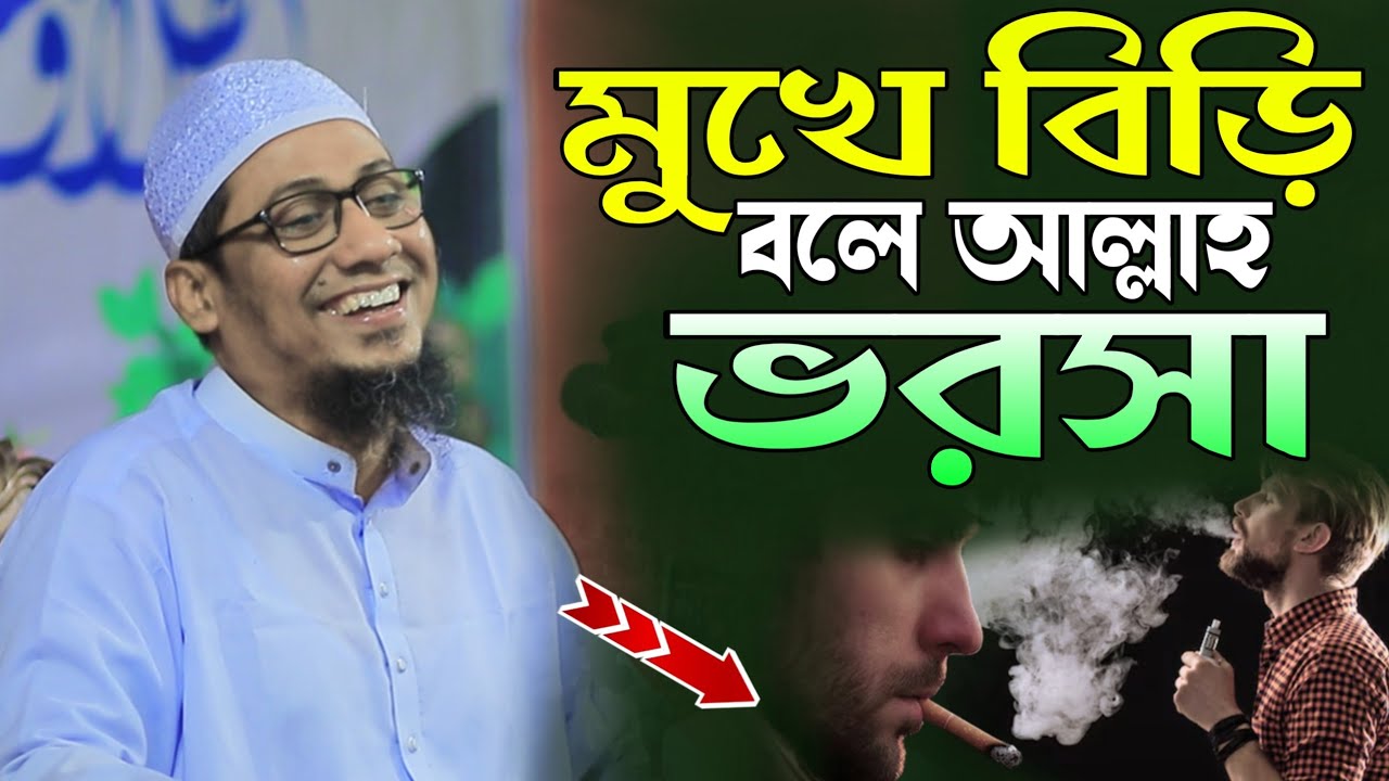 মুখে বিড়ি বলে আল্লাহ ভরসা। আনিসুর রহমান আশরাফী ওয়াজ। anisur rahman ashrafi new waz 2024