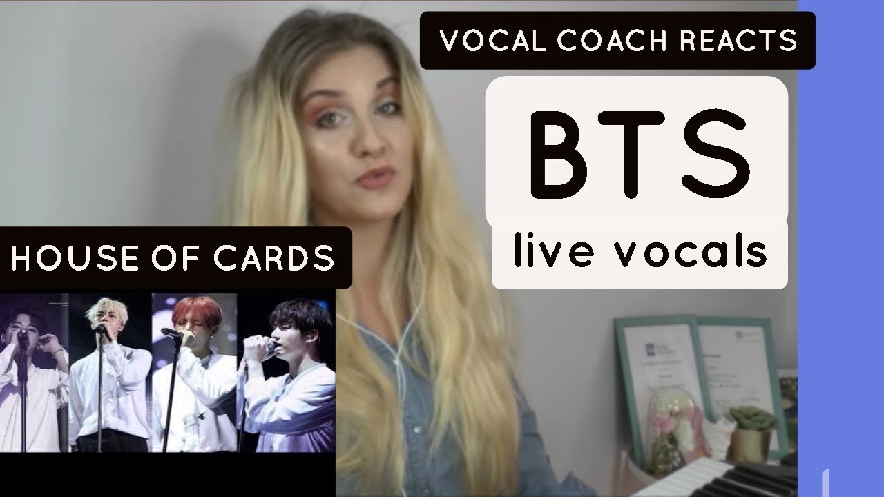 VOCAL COACH | REACTION&TIPPS  | BTS(방탄소년단) - House of cards - LIVE Legendado PT-BR
