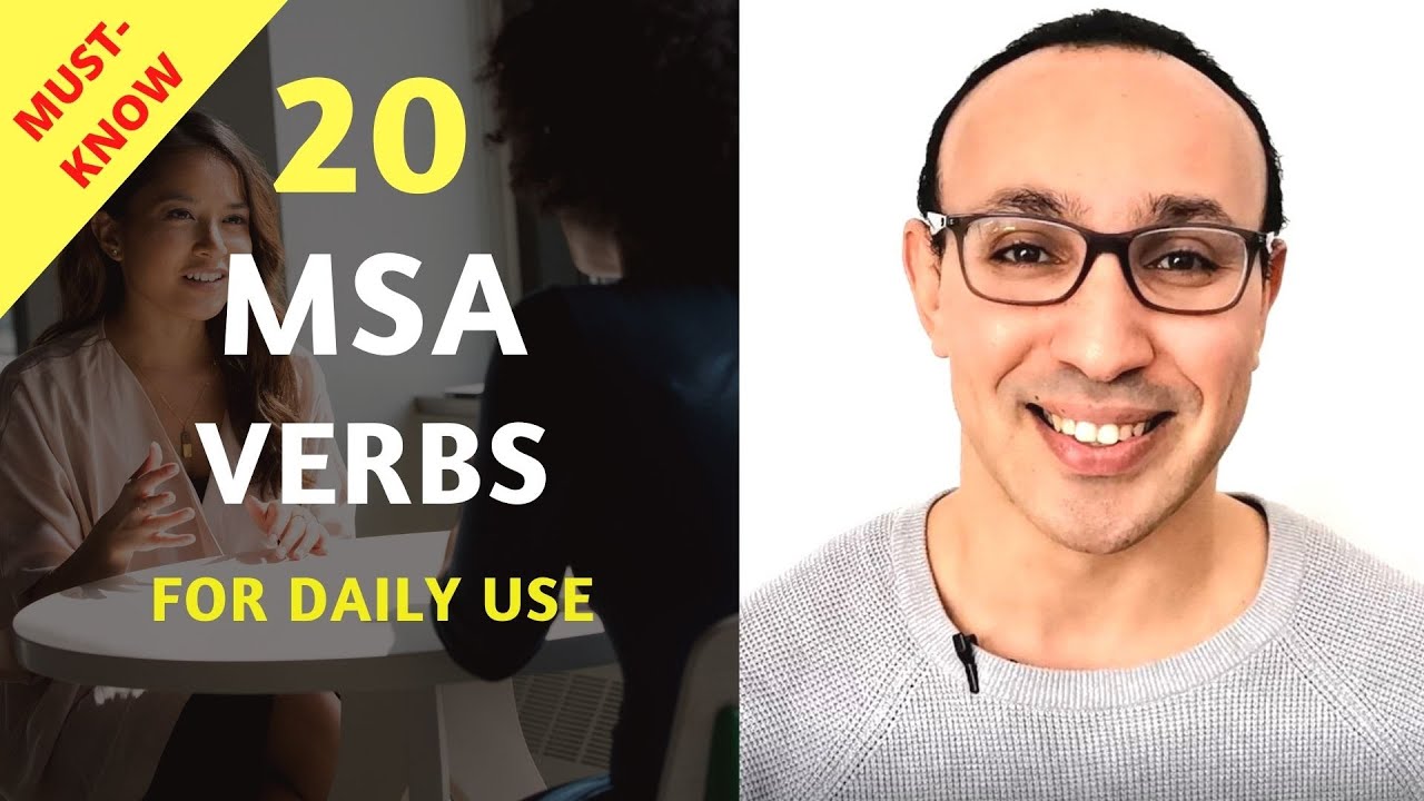 20 Must-know Daily Standard Arabic Verbs For Beginners