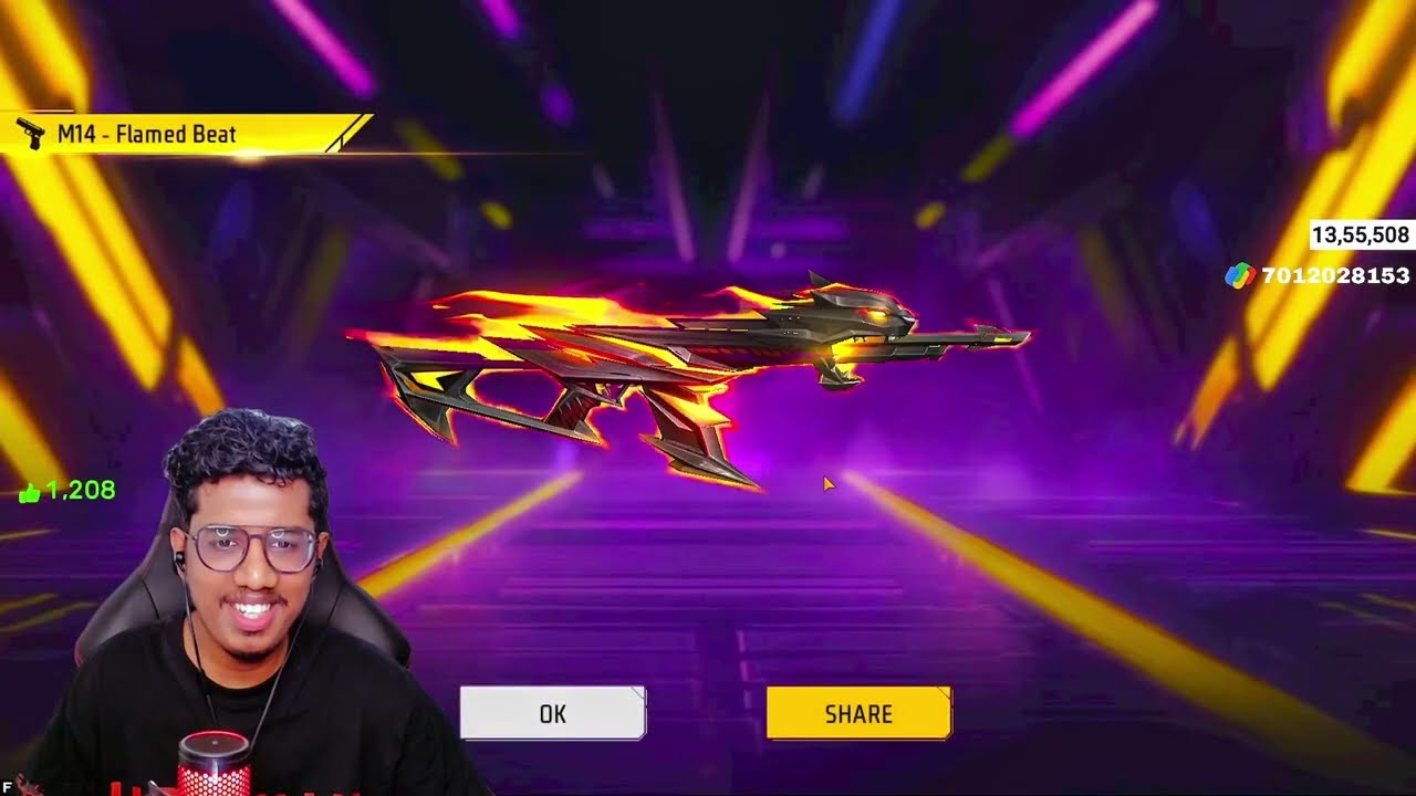 New M14xAug Ring Event Spin ചെയ്തു 🤯 Free Fire Malayalam 