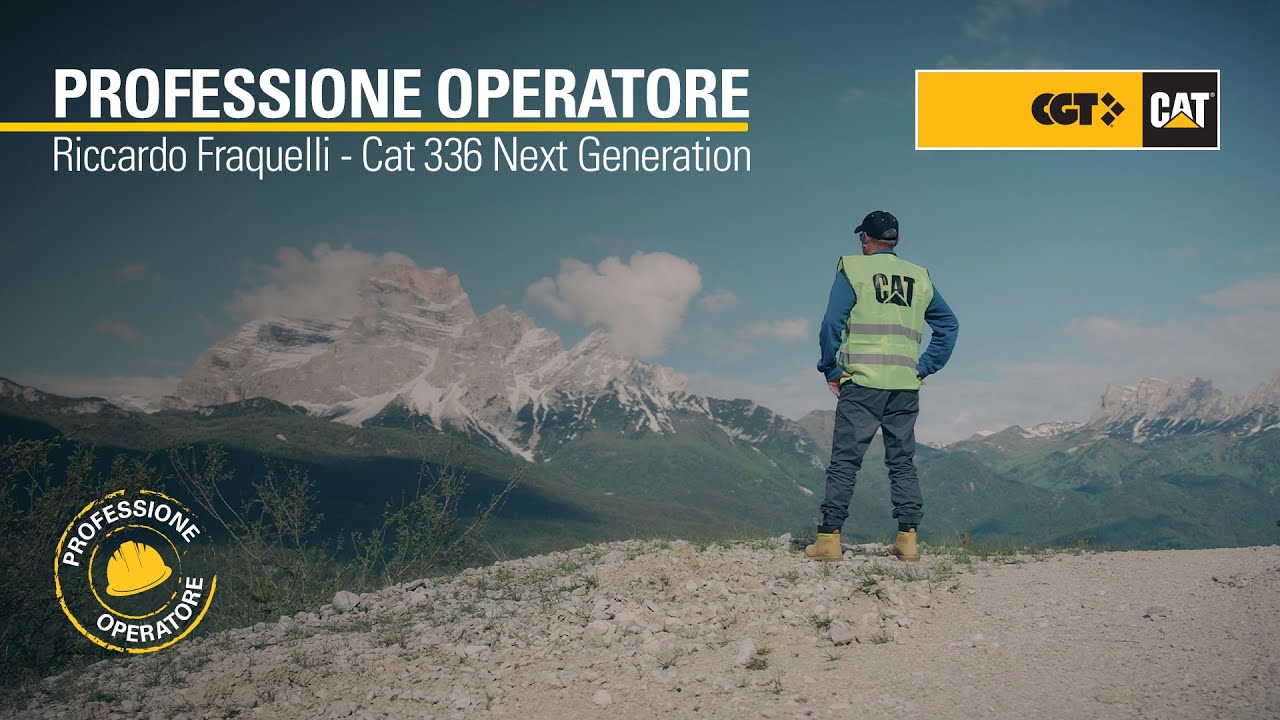 Professione operatore: Riccardo Fraquelli - Escavatore Cat 336 Next Generation