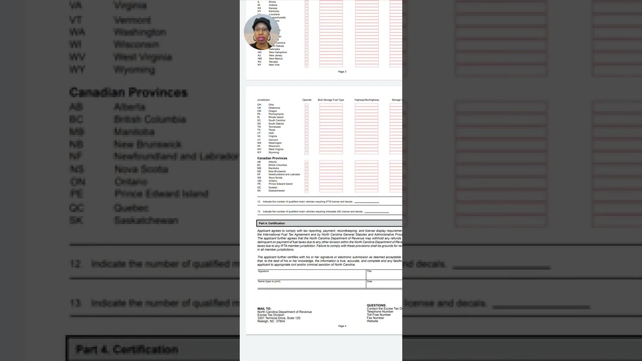 IFTA for Trucking Authority in NC