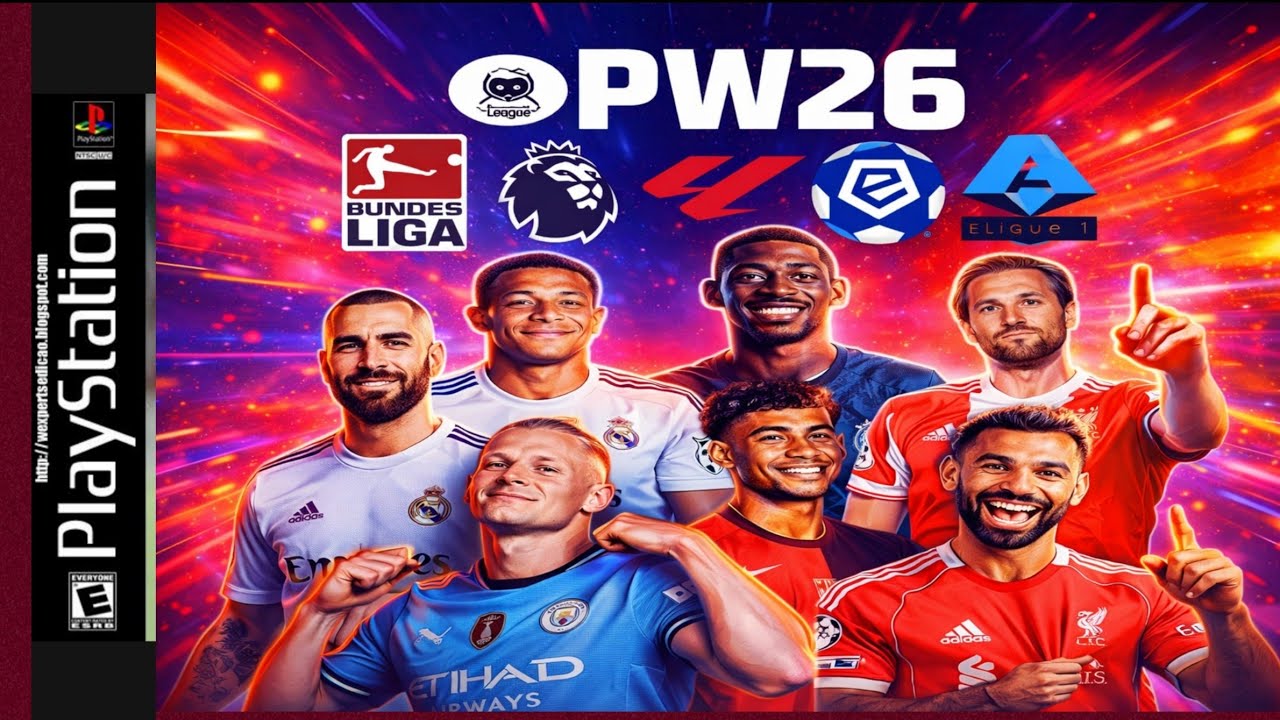 SAUU!!– EU LEAGUES – PW2026  100% CALLNEMES ATUALIZADO WINNING ELEVEN 2002