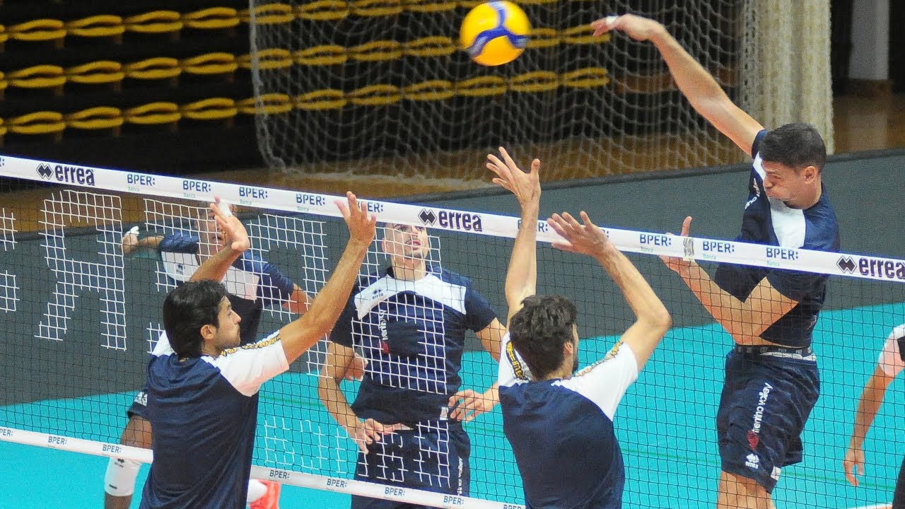 Leo Shoes Modena-Itas Trentino 3-1 (allenamento congiunto)
