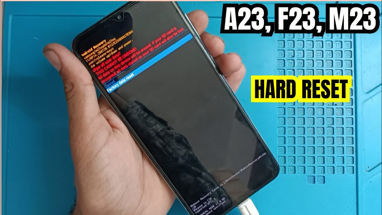 Samsung A23, M23, F23 Hard Reset // Pettran, Password, Pin Rimove// Hou To Reset Samsung A23 F23 4G