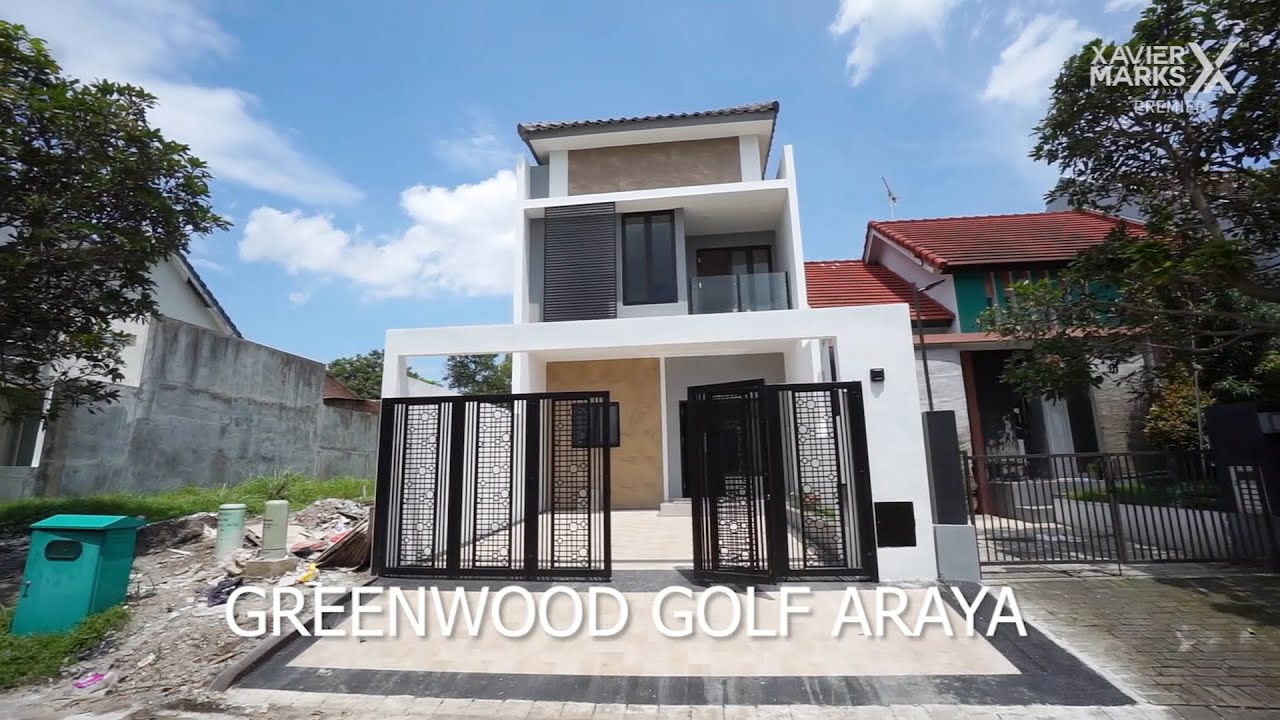RUMAH MODERN DI ARAYA GREENWOOD GOLF, MALANG