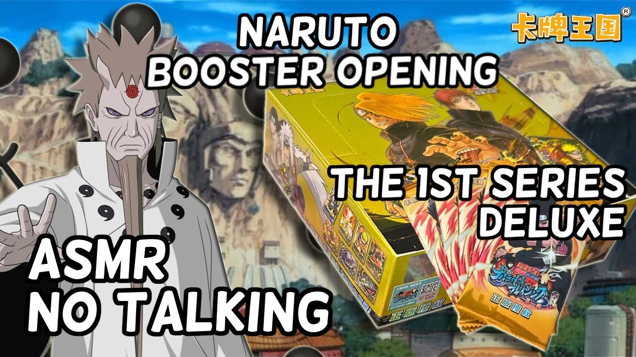[ASMR] Card Kingdom - 1st Series Deluxe | Naruto Booster Opening (No Talking)