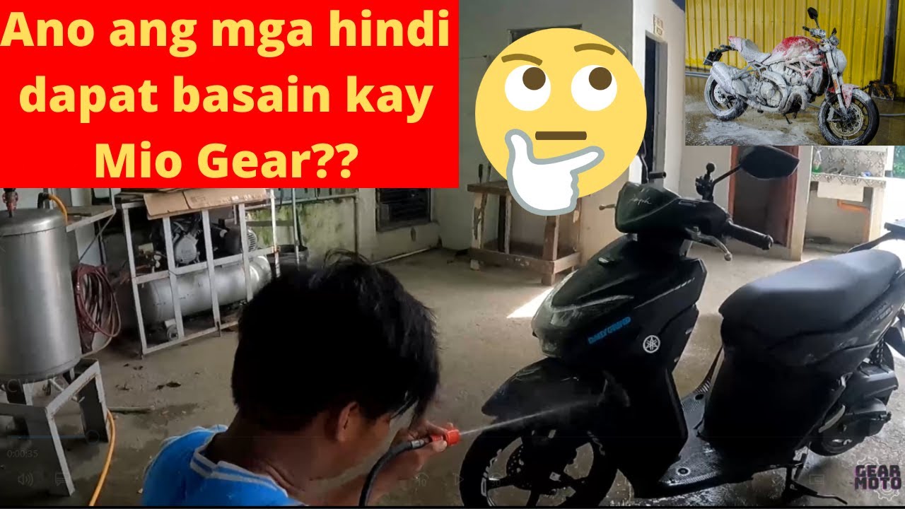 HOW TO WASH MIO GEAR | GEAR MOTO