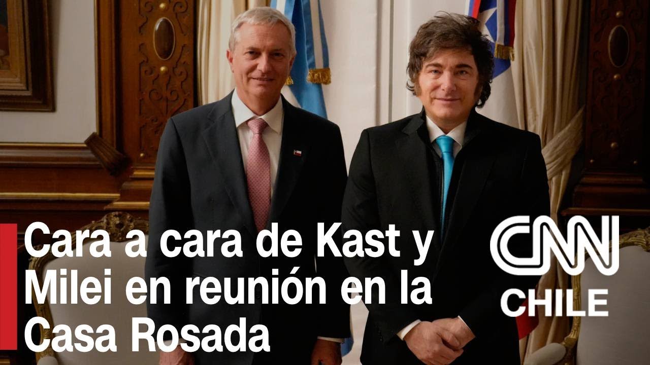 José Antonio Kast se reunió con Javier Milei en la Casa Rosada