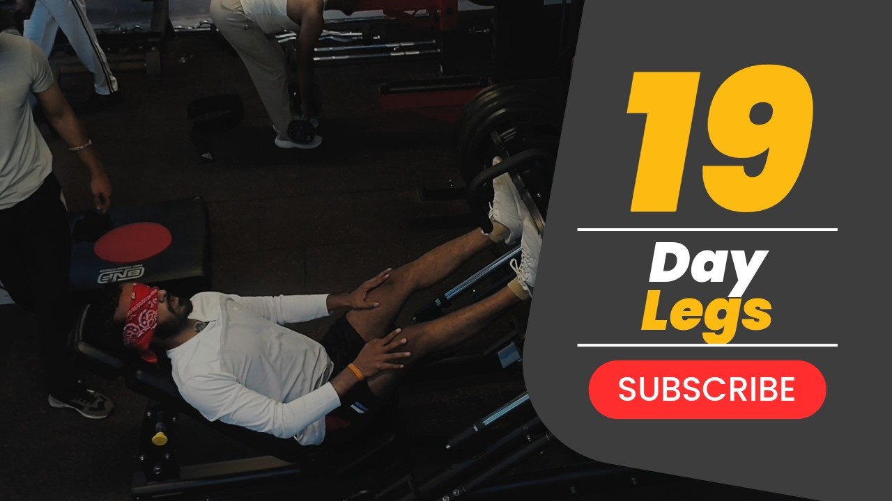 200 KG Leg Day | Day 19/100 Fitness Transformation