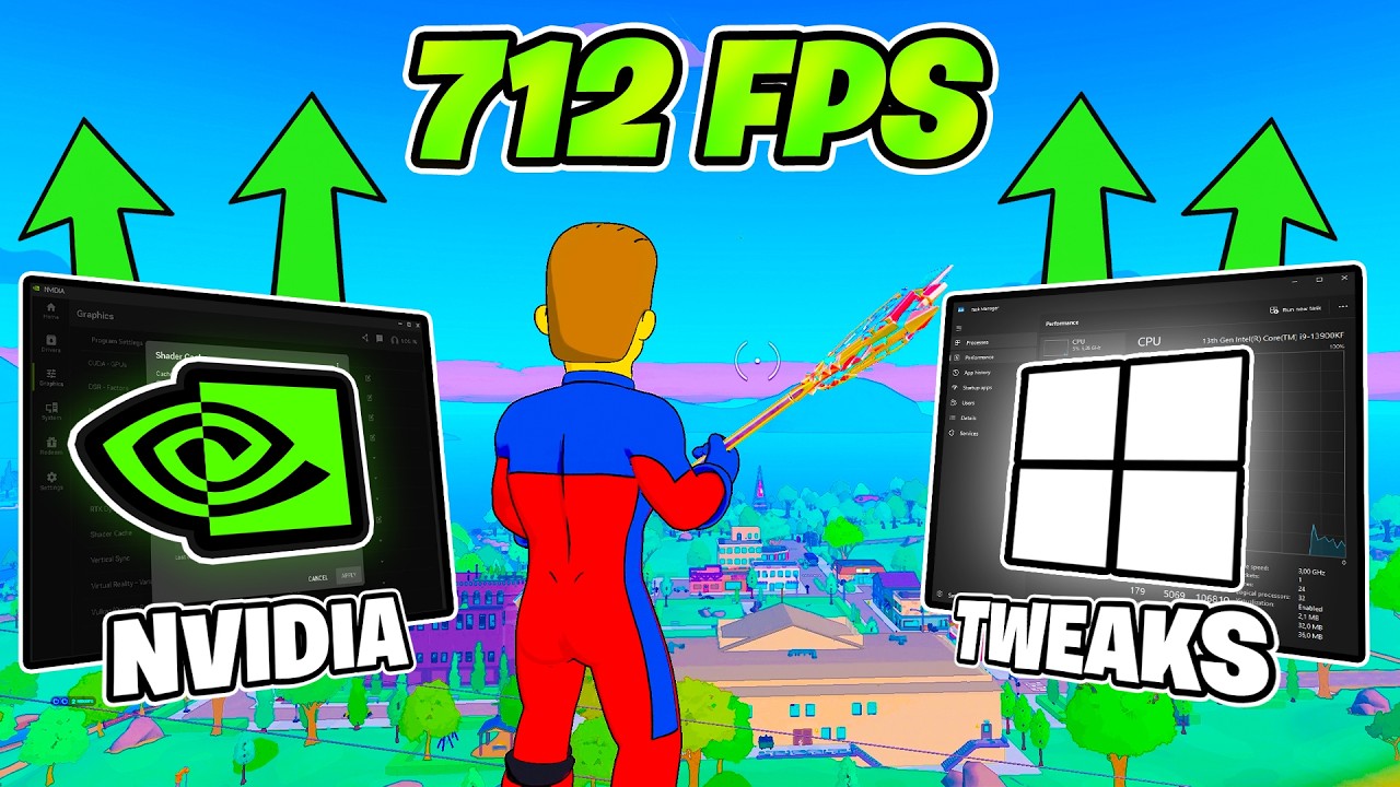 The ULTIMATE Fortnite FPS Boost Guide & BEST SETTINGS! ❇️ (MAX FPS & 0 Delay)