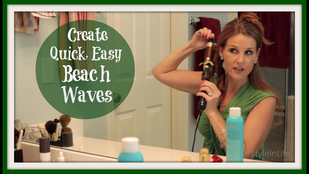 Hair Tutorial: Create Quick Easy Beach Waves: Keeping Style In Your Life