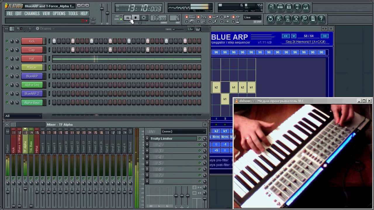 BlueARP demo #4 Trance. FL Studio project included! [UPDATED May 2015]