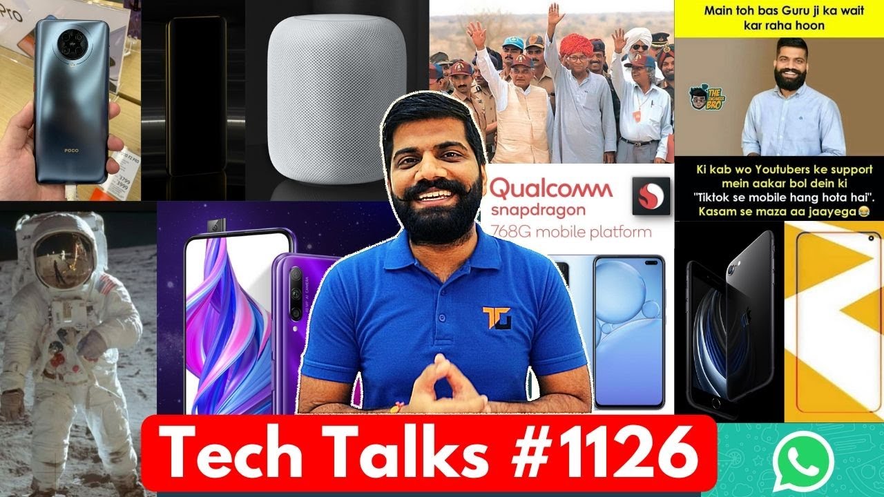 Tech Talks #1126 - Poco F2 Pro Live Photo, Realme Narzo 10 & 10A, iPhone SE 38,900INR, Honor 9X Pro