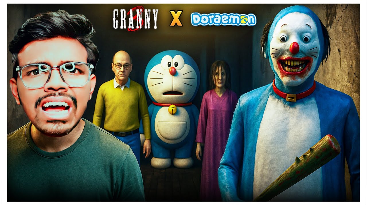 Granny Turned Into Doraemon 😱💥| Granny 3 | Maddy Telugu Gamer