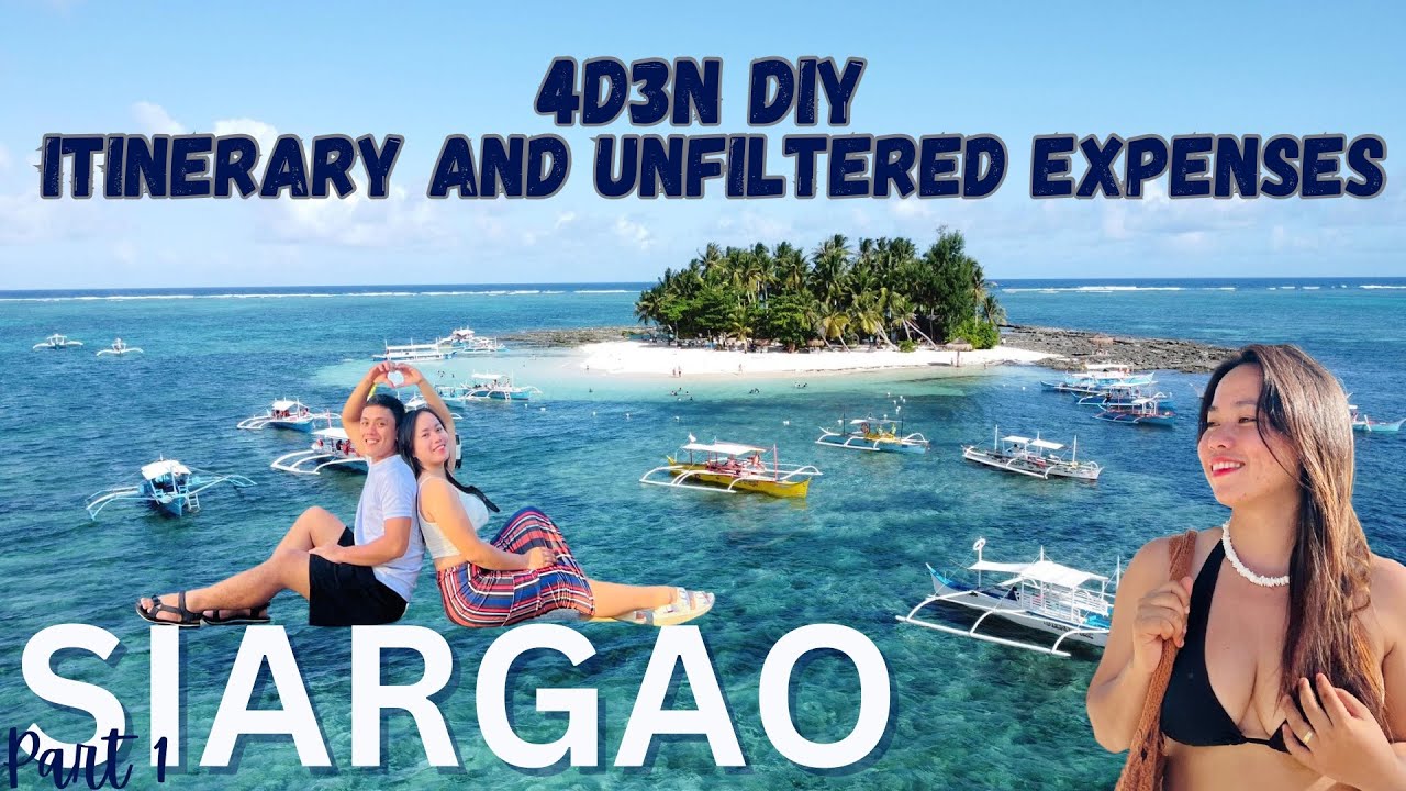Part 1 | SIARGAO 4D3N 🌊 | DIY ITINERARY AND EXPENSES | TOUR with FREE DRONE | JESSA DALING |