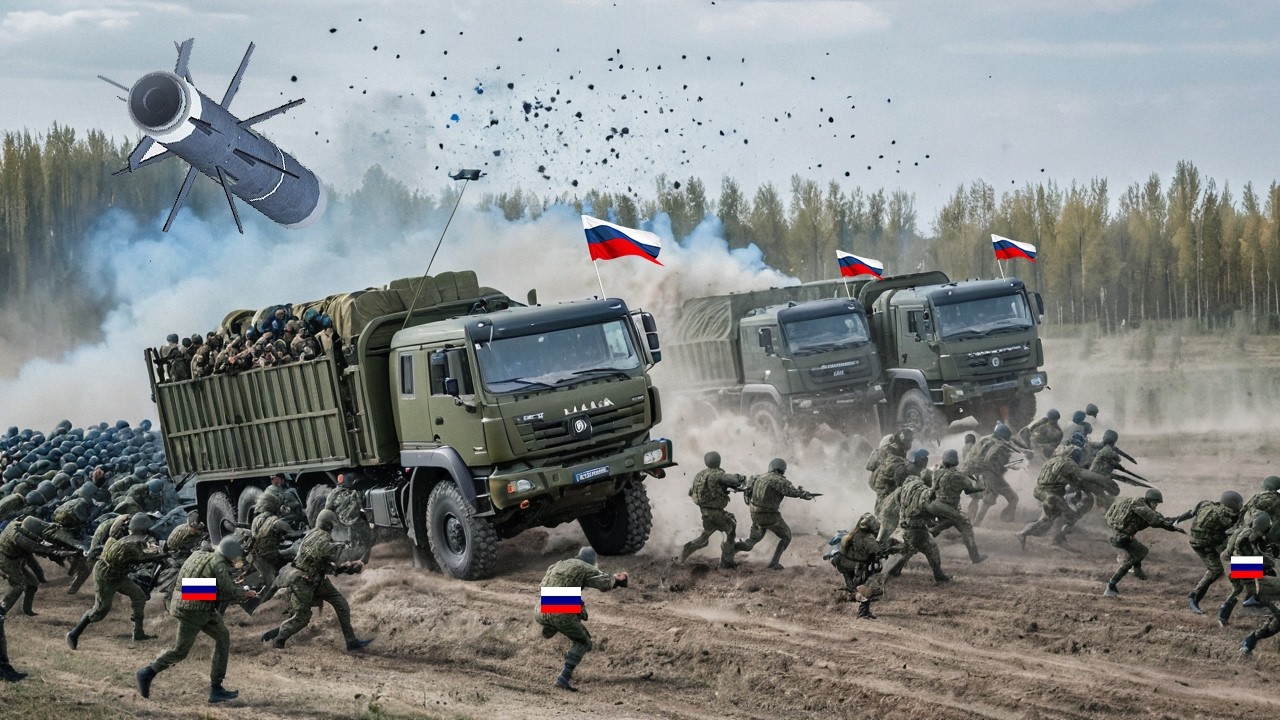 Победа для Украины: Российский конвой уничтожен в Курске ракетным ударом