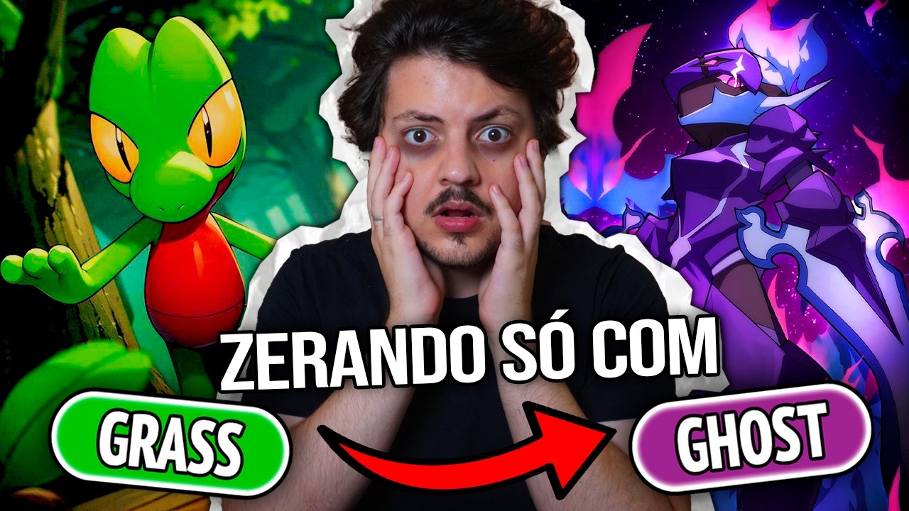 DÁ pra ZERAR Pokémon RADICAL RED SÓ com DOIS TIPOS?! 🔥☠️