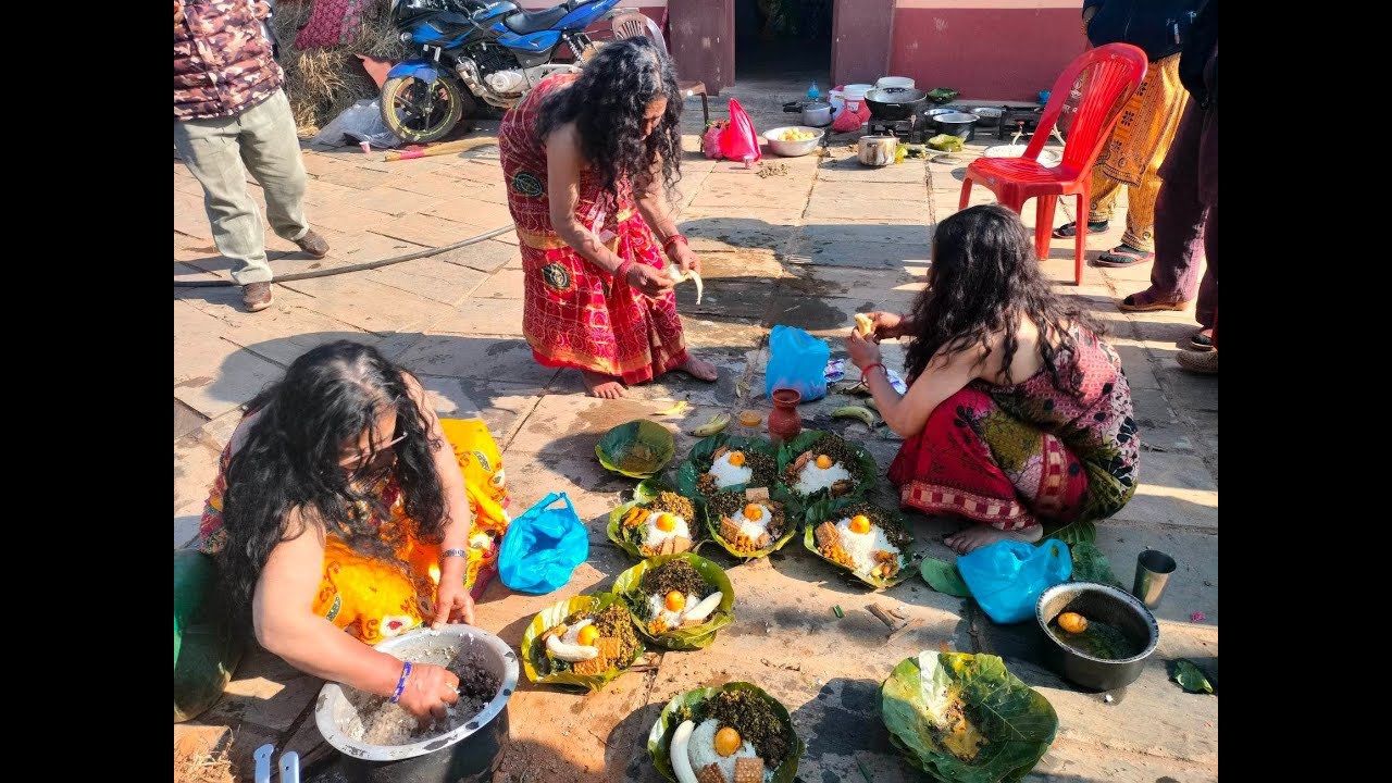 Nepali Newari culture seven day of death sat dinko bhat