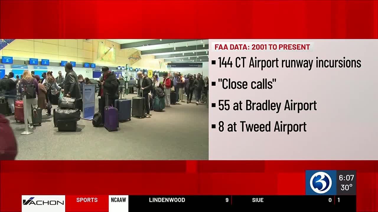 Close calls over the years at Bradley Airport