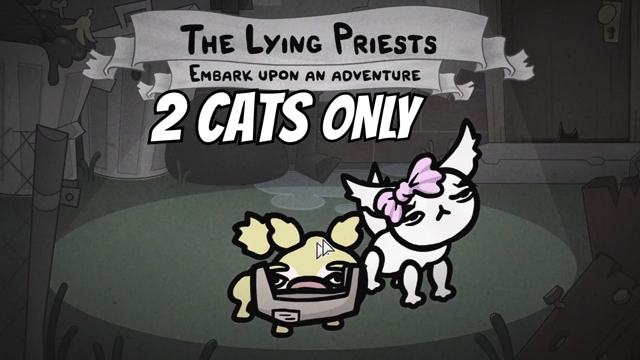 Mewgenics — Can Only 2 Cats Finish an Adventure? (Cleric & Thief Challenge)
