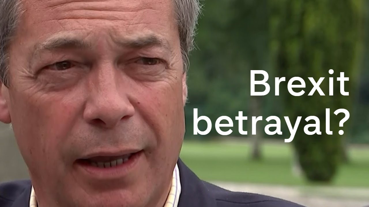 Brexit: Nigel Farage says he's worried about backsliding on Leave campaign promises