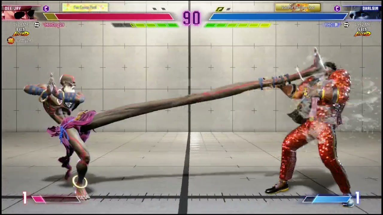 SFVI~ Dhalsim (YHC mochi) vs DeeJay (HotDog29) HD 9
