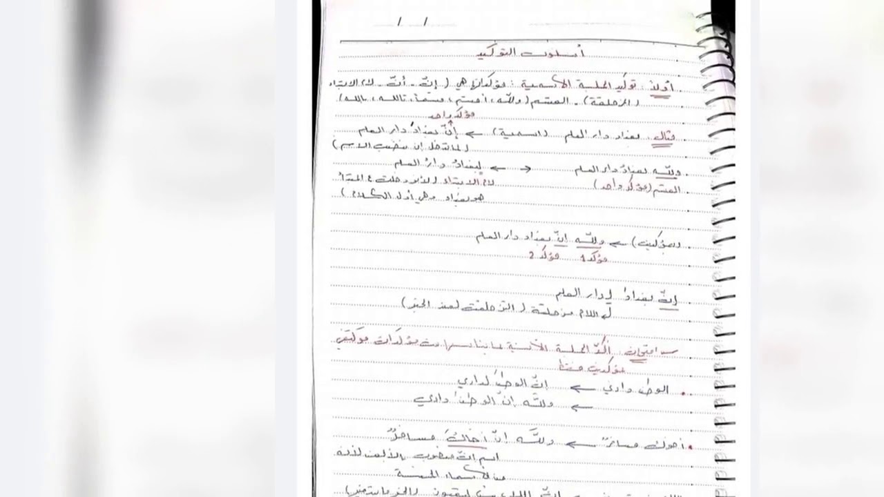 بكالوريا عربي أسلوب التوكيد✍️🌹أ. طالب حسينو