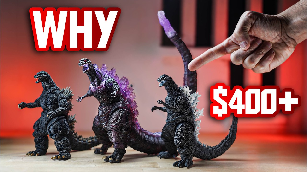 3 новые фигурки Годзиллы дороже $400?? Стоят ли они того? &mdash; МЕГА-ОБЗОР SHMA