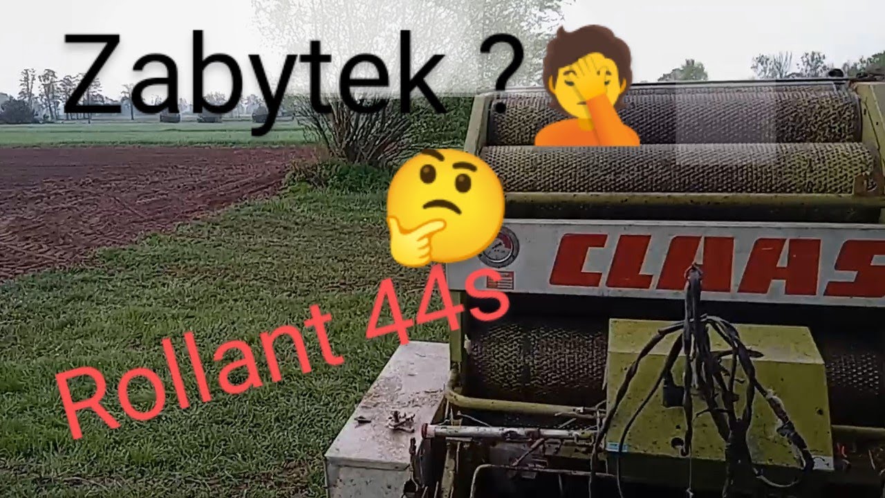 Prasa walcowa Claas rollant 44s. Pierwszy raz na kanale. Zbieranie zielonki #claas #farming