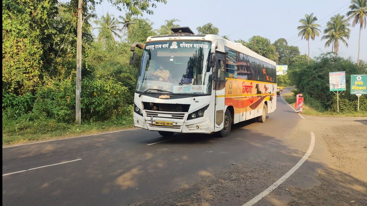 MSRTC BUSES 🚌  IN ACTION KUDAL SINDHUDURG VIBHAG #msrtc