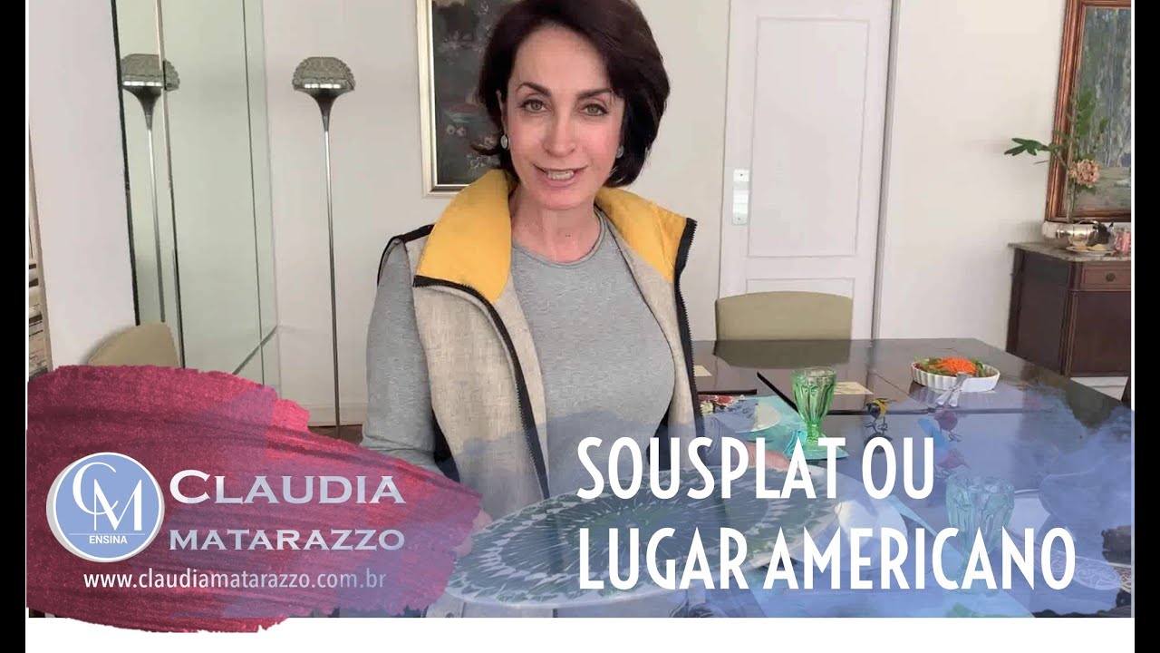 CM 2019 O que é Sousplat e Lugar Americano e como usá-los