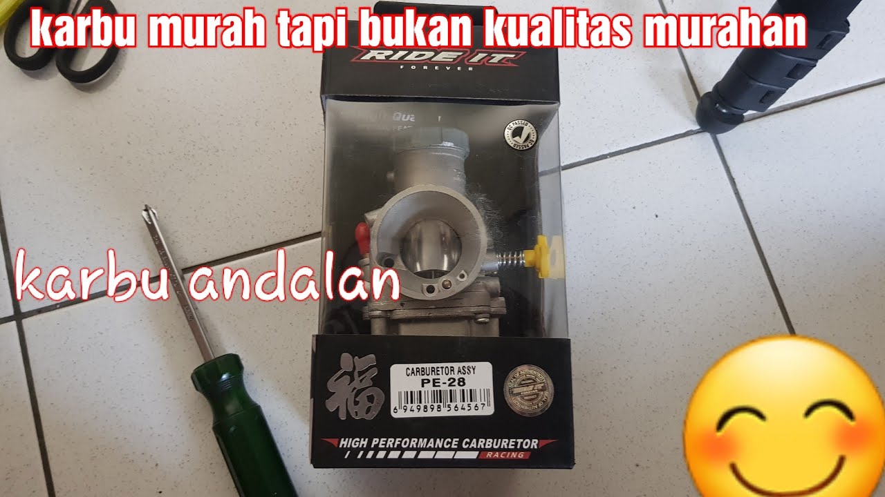 Unboxing Karburator pe 28 RIDE IT !! Karbu paling mudah di seting