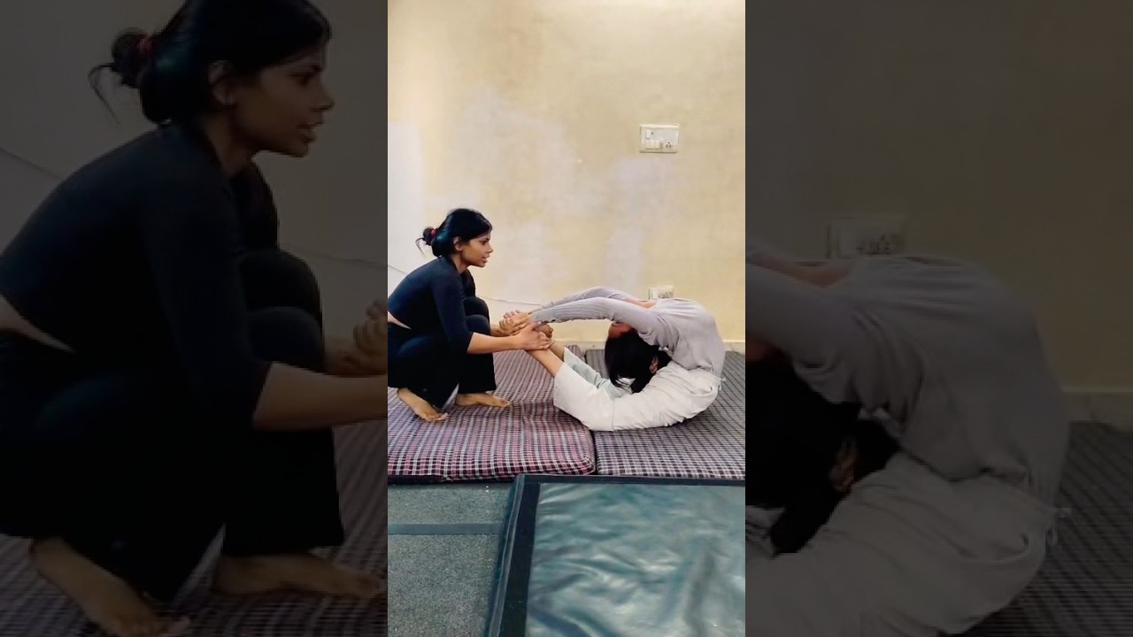 Practice Deep back bending stretch 