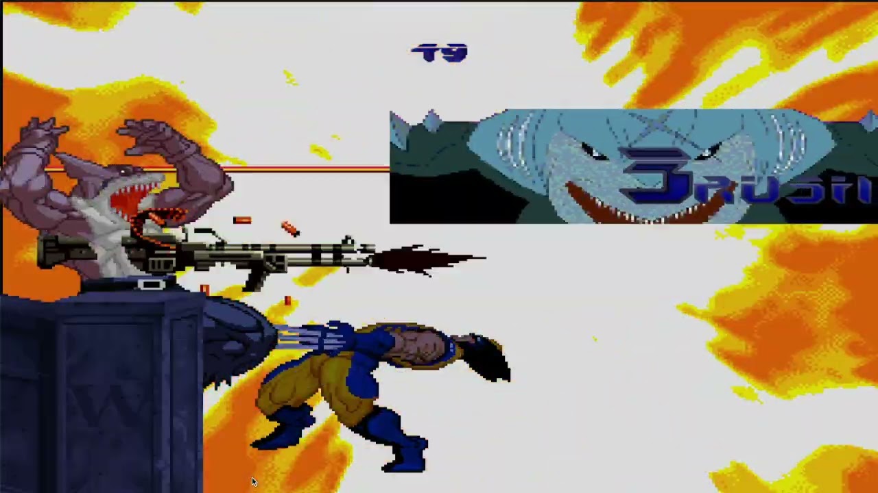 WOLVERINE VS KING SHARK