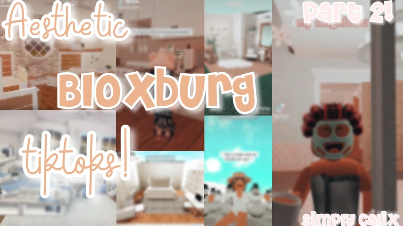 MORE aesthetic bloxburg tiktoks! || hacks, builds, roleplays, and more!○o｡..:*