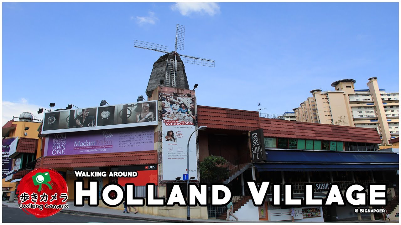 Holland Village during the weekday @ Singapore [4k 60fps]