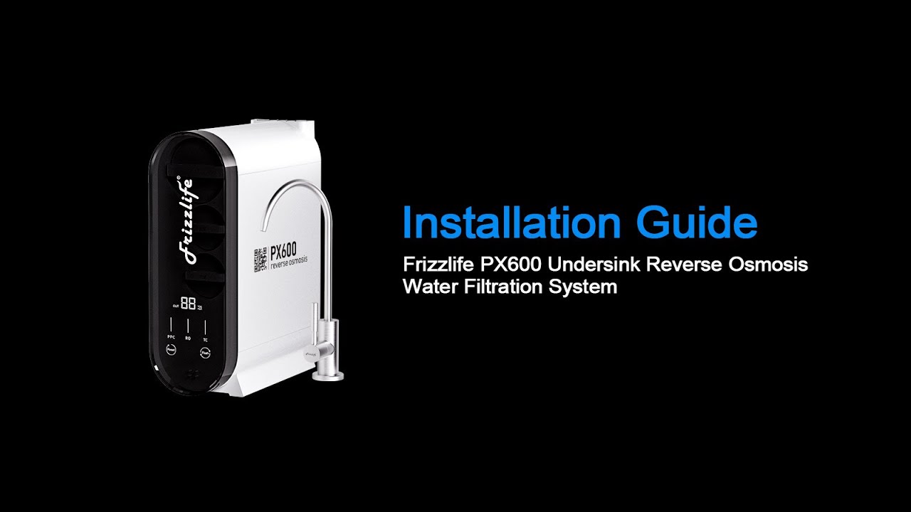 Frizzlife PX600 Under Sink Reverse Osmosis Water Filter System